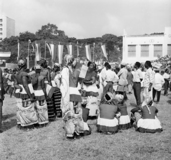A fete in Algeria, 1957. Artist: Unknown
