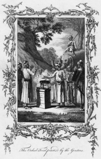 'The ordeal trial practis'd by the Gentoos', c1770. Artist: Unknown