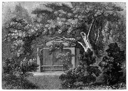 Thomson the Poet's Alcove, Richmond, Surrey, 1840. Artist: Unknown