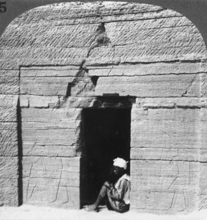 Tomb of Harkhuf, a frontier baron in the days of the pyramid builders, Assuan (Aswan), Egypt, 1905.Artist: Underwood & Underwood