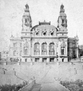 The casino at Monte Carlo, Monaco, late 19th century.Artist: Alfredo Noack
