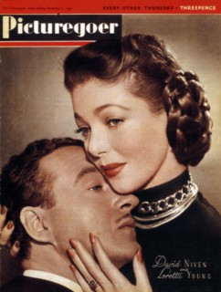David Niven (1910-1983) and Loretta Young (1913-2000), actors, 1946. Artist: Unknown