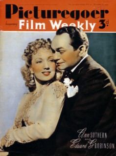 Ann Sothern (1909-2001) and Edward G. Robinson ( 1893-1964), actors, 1940. Artist: Unknown