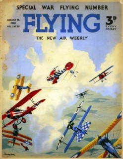 A World War I dogfight (1914-1918), 1938. Artist: Unknown