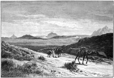 View from the Tellat Pass, Tunisia, c1890. Artist: Unknown