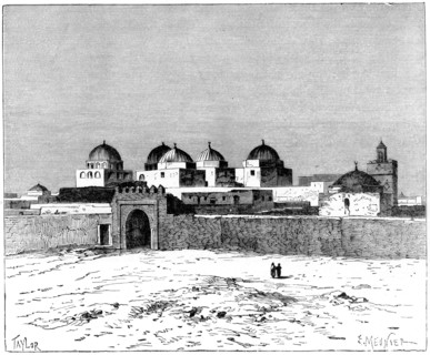 'The Mosque of the Swords, Kairwan', c1890. Artist: Meunier