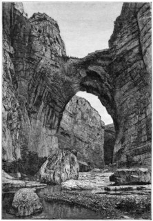 'The natural arch of Constantine', c1890. Artist: Barbant
