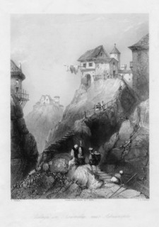 'A village in Roumelia, near Adrianople'. Artist: JC Bentley