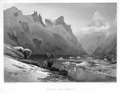 'Iceberg Lake, Isterdal', Norway, mid-late 19th century.Artist: Edward Paxman Brandard