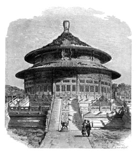 'The Temple of Heaven, Peking', c1890.Artist: Laplante