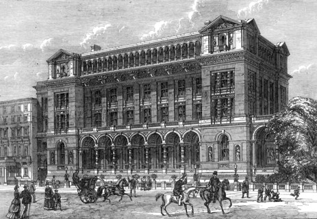 New science schools, South Kensington, London, 19th century. Artist: Unknown