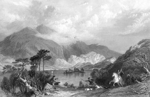 Loch Achray, Perthshire, Scotland, 19th century.Artist: JC Armitage