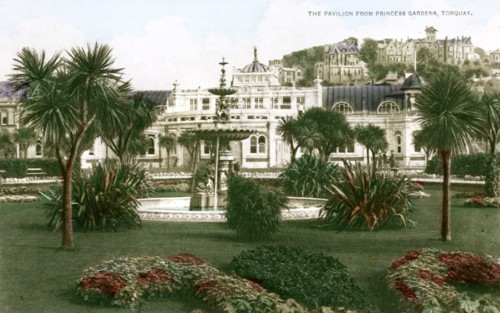 The Pavilion, Torquay, Devon, early 20th century.Artist: Ern Bishop