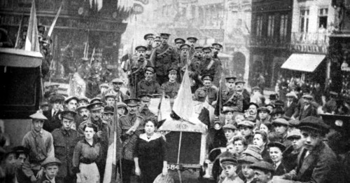 British Expeditionary Force in Rouen, France, First World War, 1914. Artist: Unknown