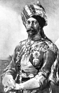 'The King Emperor as Colonel-In-Chief, Lancers, Indian Army', 1914. Artist: Unknown