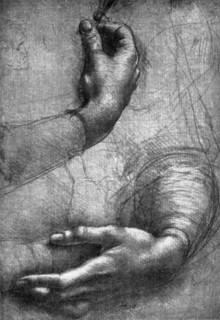 Study of hands, 15th century (1930).Artist: Leonardo da Vinci