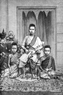 The Queen Mother of the Cambojan (Khmer), Cambodia, 1895. Artist: Unknown