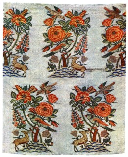 Gold and silver brocade from Isfahan, Iran, early 17th century, (1931). Artist: Unknown
