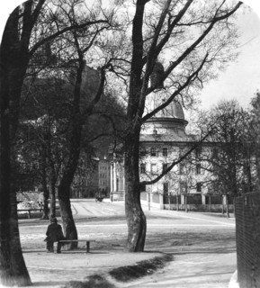 Kajetanerplatz and the Hohensalzburg Fortress, Salzburg, Austria, c1900. Artist: Wurthle & Sons