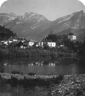 Golling and Tennengebirge, Salzburg, Austria, c1900s.Artist: Wurthle & Sons