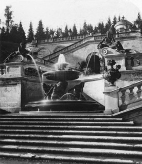 The fountain at Linderhof Palace, Bavaria, Germany, c1900s. Creator: Wurthle & Sons.