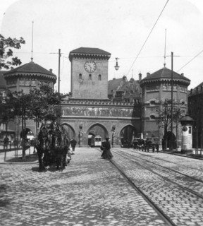 Isartor (Isar Gate), Munich, Germany, c1900s.Artist: Wurthle & Sons