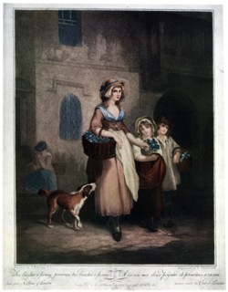 'Two Bunches a Penny, Primroses, Two Bunches a Penny', 1793, (1929). Artist: Luigi Schiavonetti