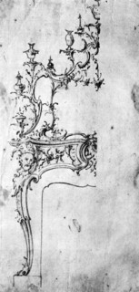 Design for a chimneypiece, 1750s, (1929). Artist: Matthias Lock