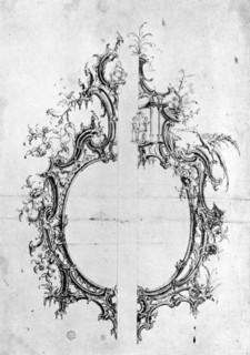 Design for detail on furniture, 1754, (1929).Artist: Henry Copland