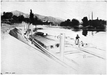 'At Rouen', 1929. Artist: John M Aiken