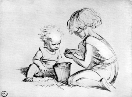 'Sand Cakes', 1929. Artist: James Henry Dowd