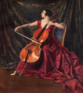 'Madame Suggia', 1920-1923, (1933). Artist: Augustus John