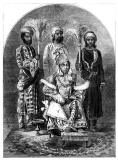 Nawab Sikandar, the Begum of Bhopal, 1863. Artist: Unknown