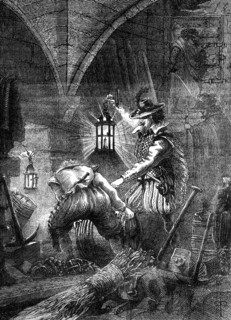 The Gunpowder Plot conspirators at work, c1902. Artist: Unknown