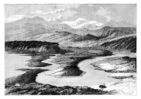 The Dui Valley, Sakhalin, Russia, 1895.Artist: Armand Kohl