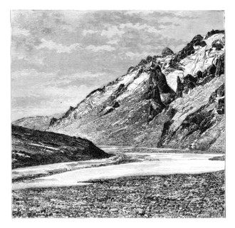 The Upper Karakash Valley, China, 1895. Artist: Unknown