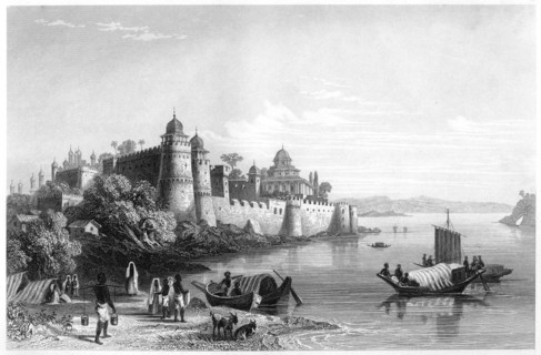 'View of Allahabad, showing the fort', c1860. Artist: Unknown