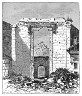 Remains of the Temple of Augustus and Rome, Ancyra (Ankara), Turkey, 1895. Artist: Unknown