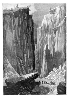 The Iron Gate defile on the Karshi-Derbent Route, Afghanistan, 1895. Artist: Unknown