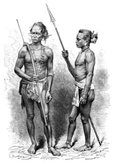 Moi people, Indonesia, 1895.Artist: Charles Barbant