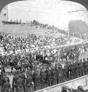 Procession of the Maharajahs, Delhi, India, 1912.Artist: HD Girdwood