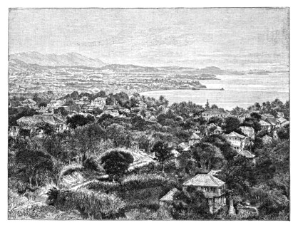 Santa Cruz Island, c1890. Artist: Unknown
