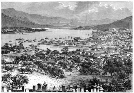 Nagasaki, Japan, 1895.Artist: Armand Kohl