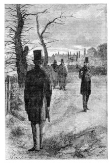 The duel between the Duke of Wellington and the Earl of Winchelsea, 1829 (c1895). Artist: Unknown