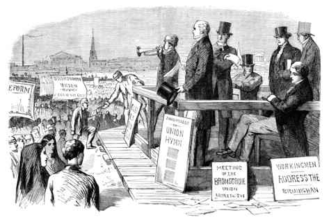 A Reform Act demonstration, Birmingham, West Midlands, c1832 (c1895). Artist: Unknown