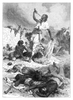 'The suicide of Theodore', Magdala, Ethiopia, 1868 (late 19th century). Artist: Unknown