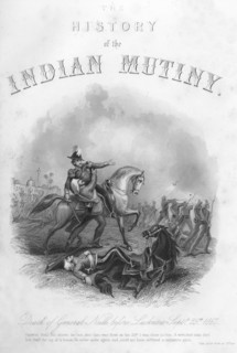 Death of General Neill before Lucknow, 25th September 1857, (c1860). Artist: Unknown