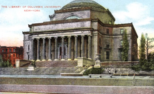 Columbia University library, New York, USA, c1900s. Artist: Unknown