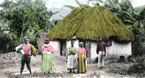 A Jamaican village, c1900s. Artist: Unknown