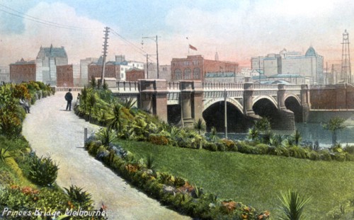 Princes Bridge, Melbourne, Australia, 1912. Artist: Unknown
